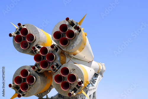 Nozzles of Soyuz Spacecraft