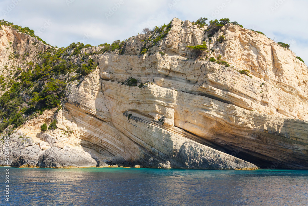 Keri caves on Zakynthos island, Greece