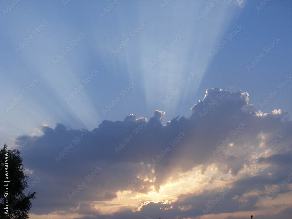 Fototapeta premium zachód słońca