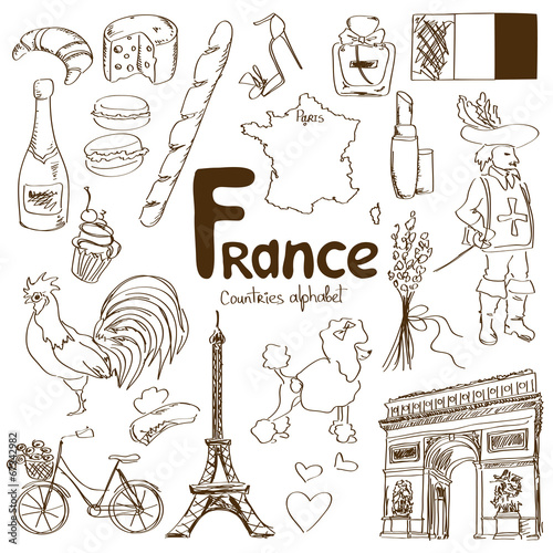 Collection of France icons