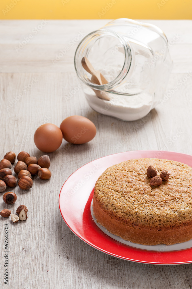 Torta di nocciole Torta di nocciole