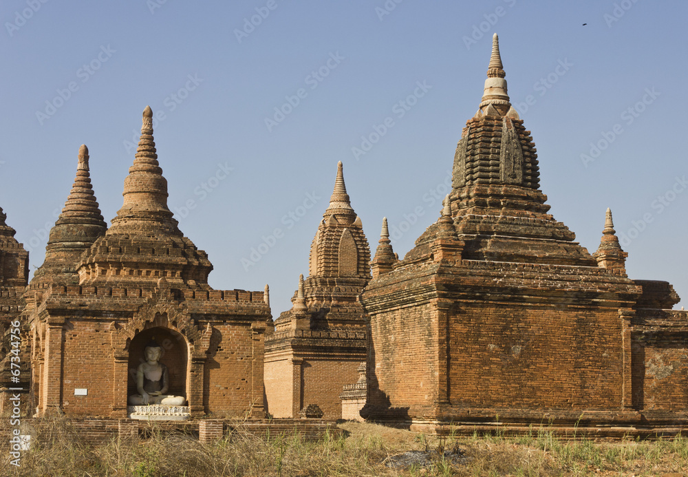 Temples in the historical site of Pagan