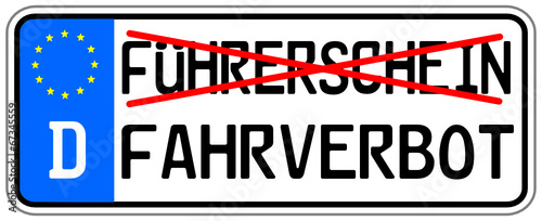 Führerschein Fahrverbot  #140710-svg02