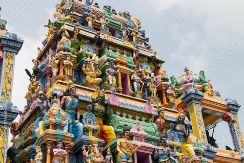 Hindu temple, gods and demons, Sri Lanka