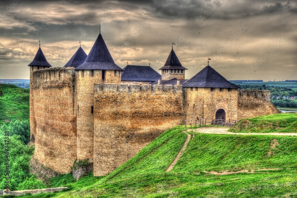 Khotyn Fortress, Ukraine. HDR image