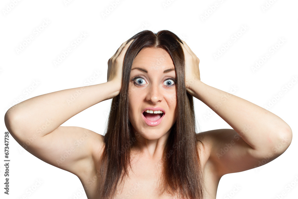 Surprised Beautiful Girl Surprised Beautiful Girl