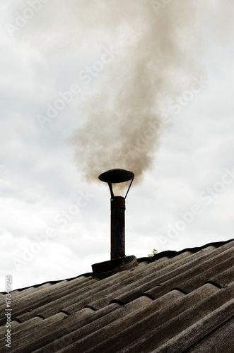 Fotografija Smoke pipe village bathhouse