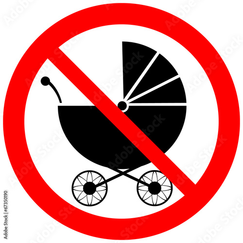No pram sign