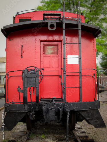 Canvas-taulu Red Caboose