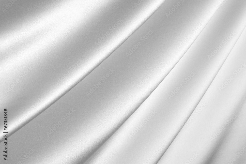 Silver silk textile background Silver silk textile background