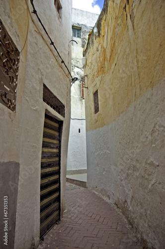 Back street in Medina. Tangier, Morocco