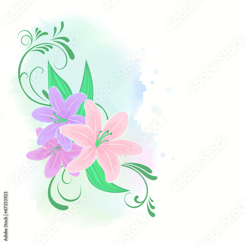 Lilies flowers