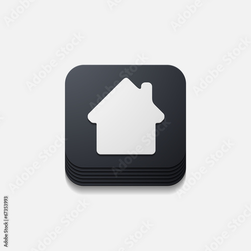 square button: house