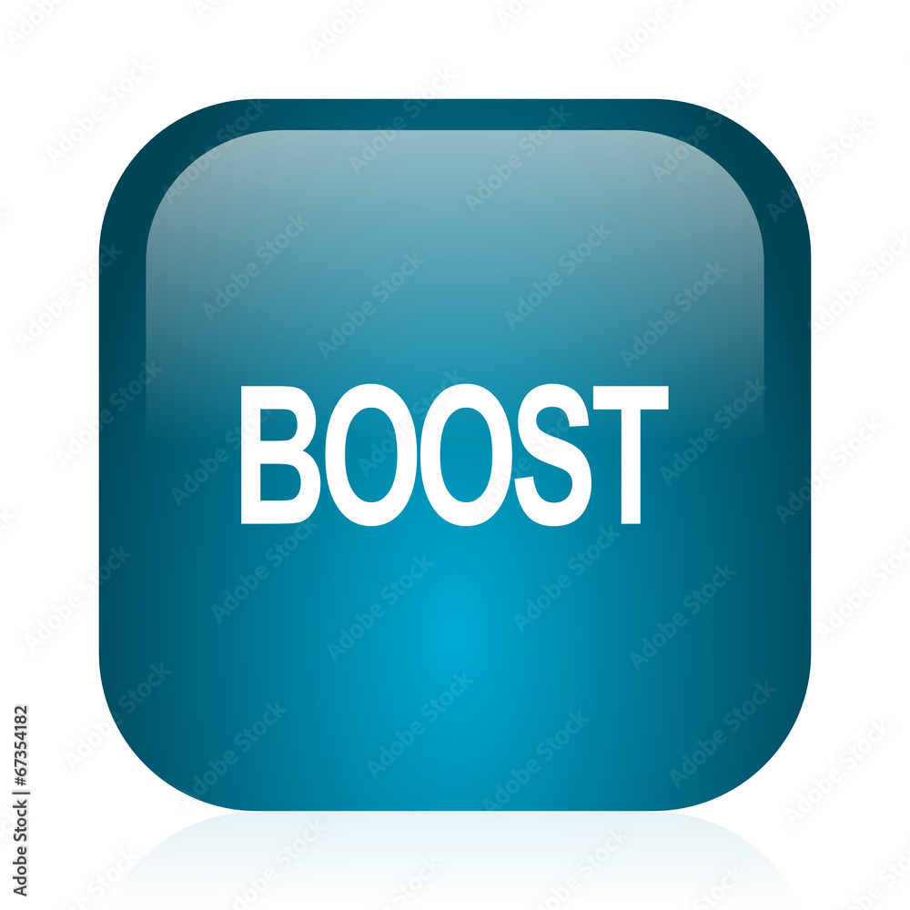 boost blue glossy internet icon boost blue glossy internet icon