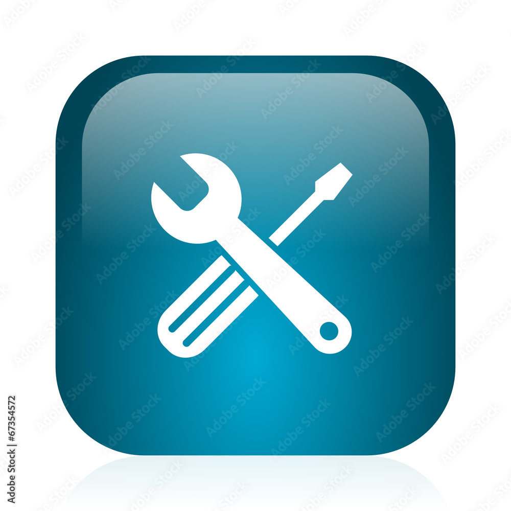 tools blue glossy internet icon tools blue glossy internet icon