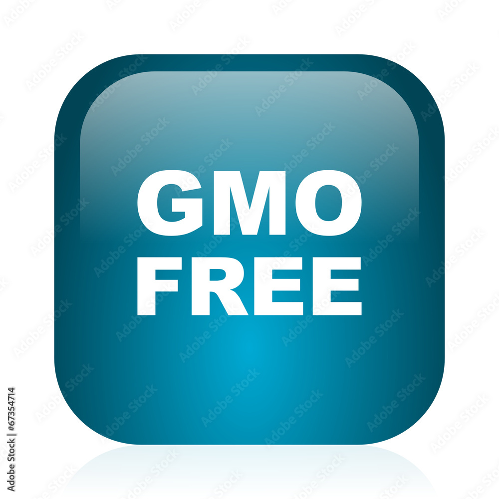 gmo free blue glossy internet icon gmo free blue glossy internet icon