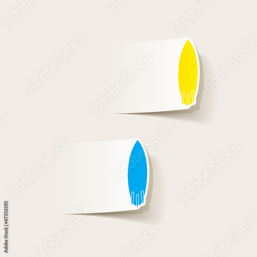 realistic design element: surfing