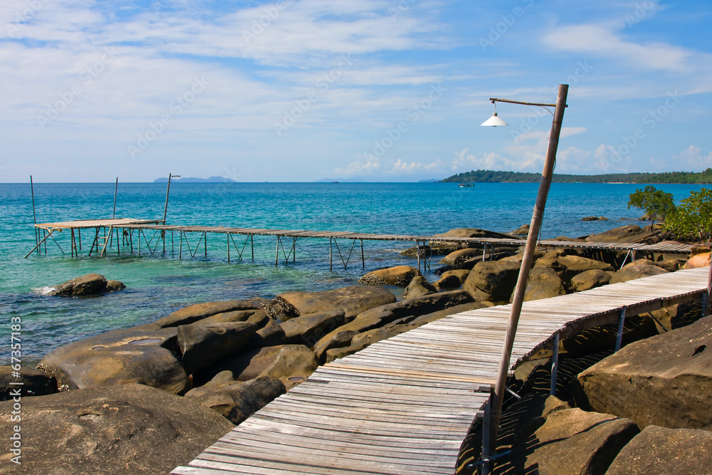 Beautiful tropical beach, Thailand