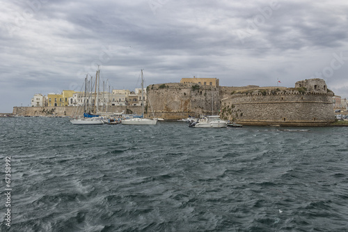Rivelino tower in the Castle  in in Gallipoli (Le) photo