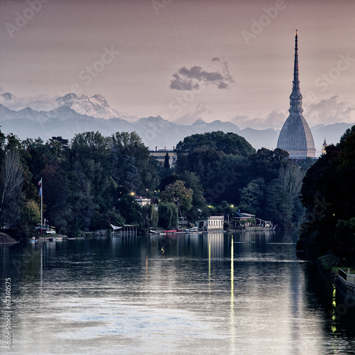 Turin's Mole and Monte Rosa summit