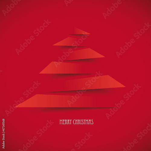 Red Christmas Tree