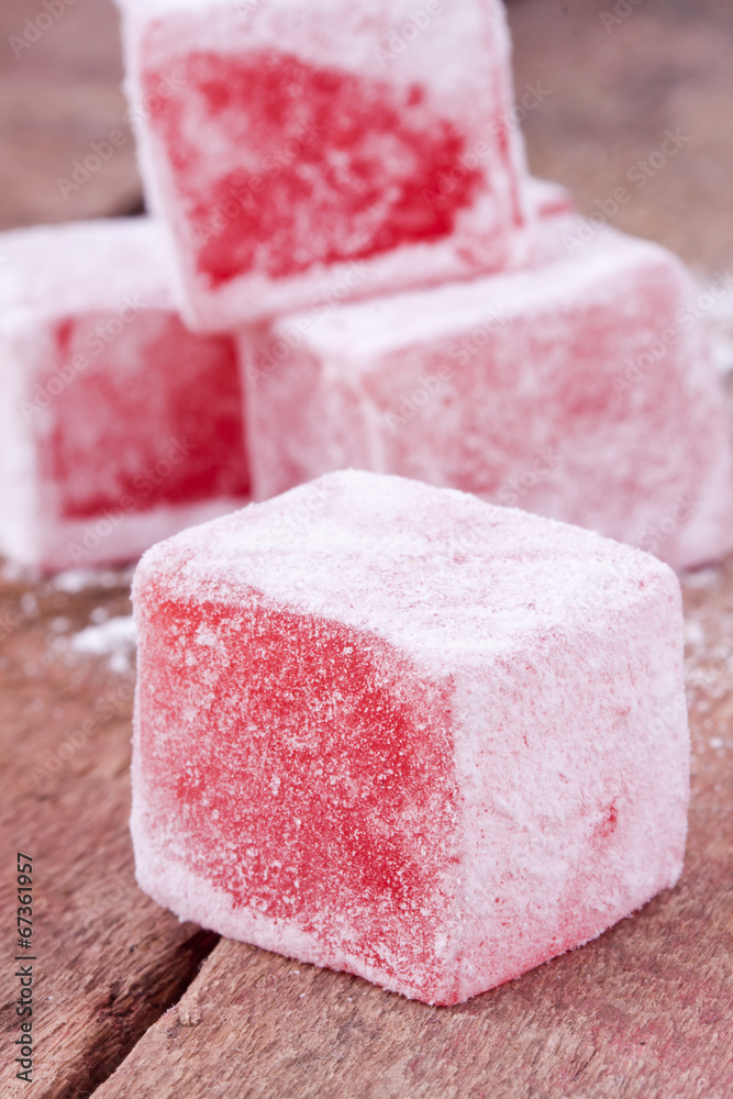 turkish delight with rose flavour turkish delight with rose flavour