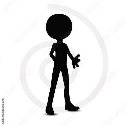 3d man in standing pose