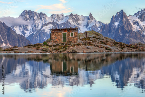 Landscape in European Alps