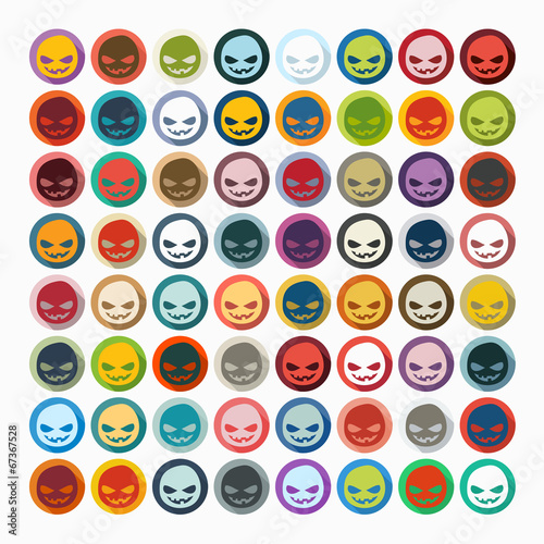 Flat design: monster