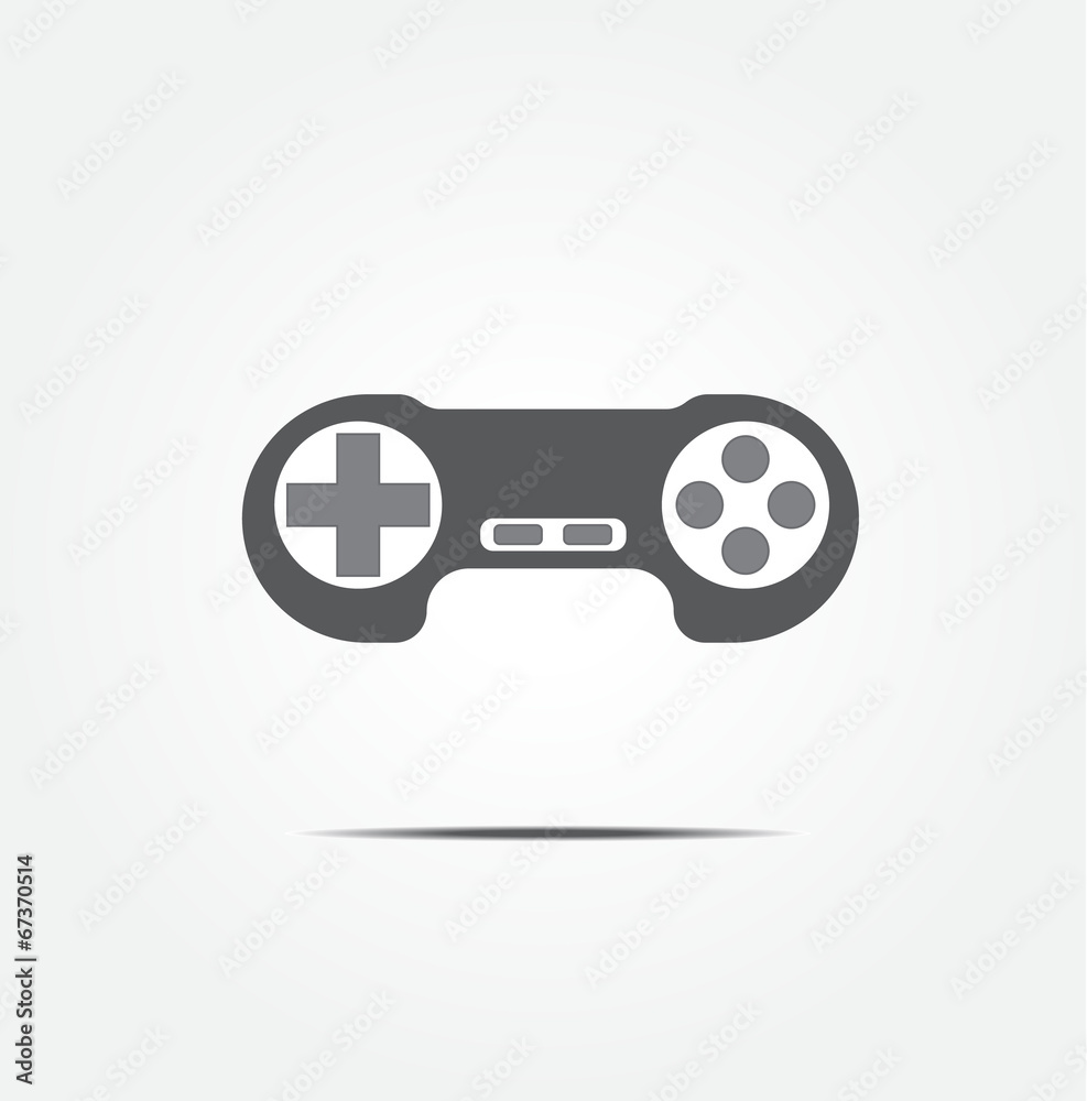 Game controller vector icon Game controller vector icon