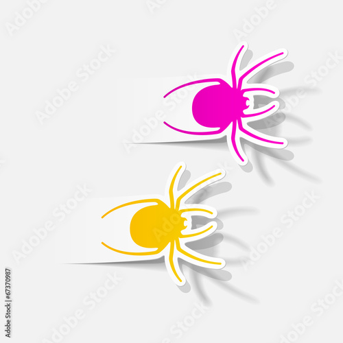 realistic design element: spider