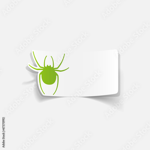 realistic design element: spider