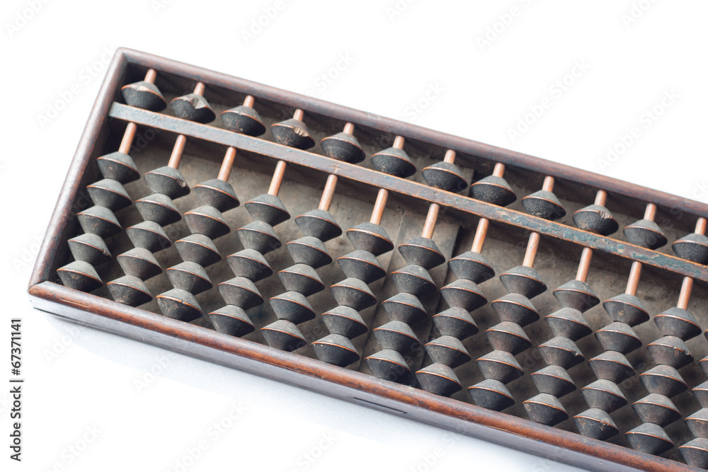 Japanese antique abacus with five beads Japanese antique abacus with five beads