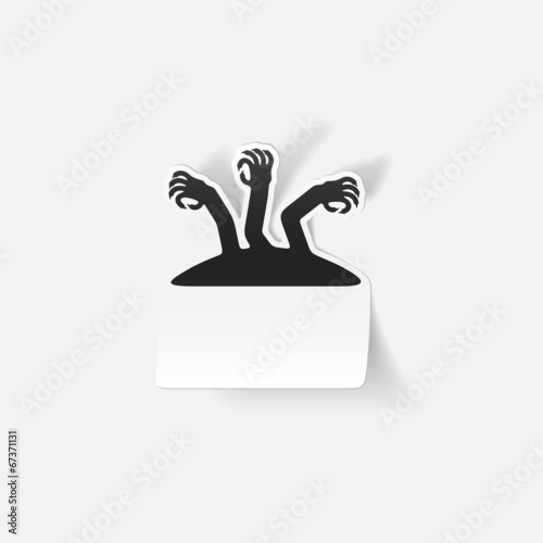 realistic design element: zombie