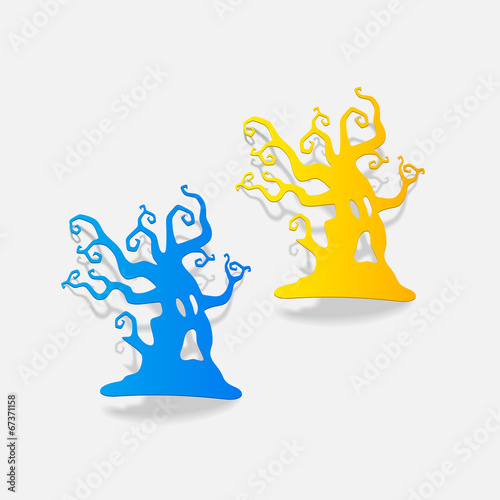 realistic design element: tree