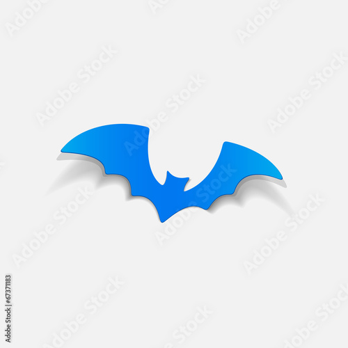realistic design element: bat