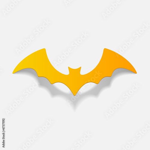 realistic design element: bat