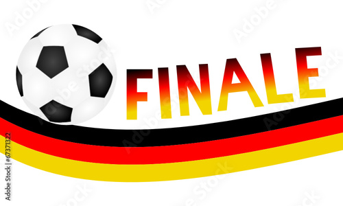 Fußball Finale Banner