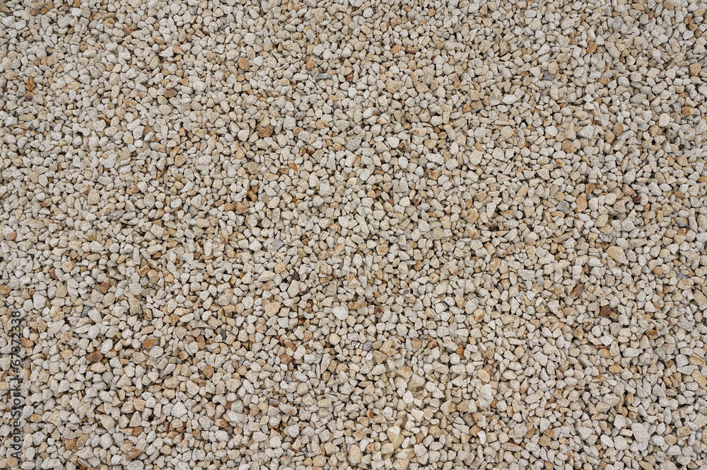 Hintergrund sehr feiner Schotter im Gartenbau Hintergrund sehr feiner Schotter im Gartenbau