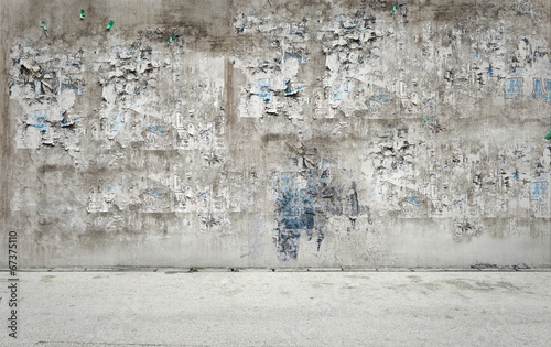 Dreckige Wand