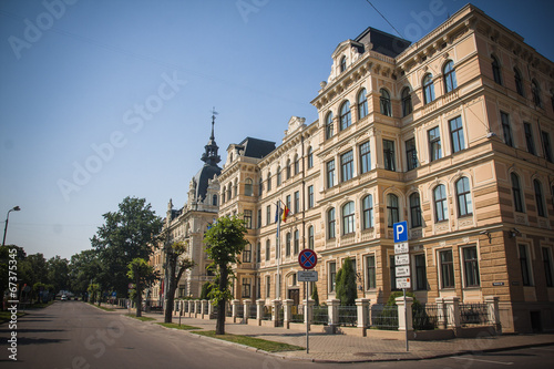 in the art nouveau district of the latvian capital Riga.