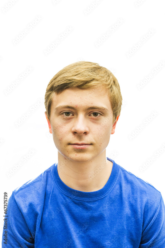 Obraz premium portrait of cute boy in puberty