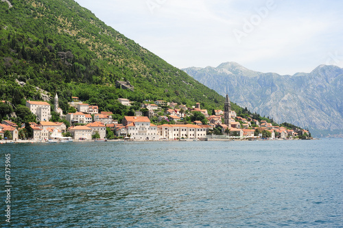 Village of Perast on the bay of Kotor