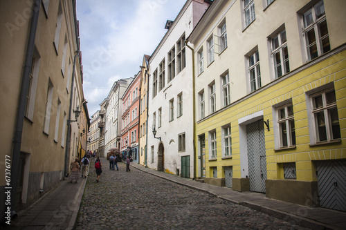 Street in old town. Tallinn, Estonia © anilah