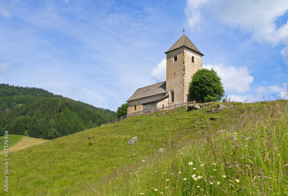 Kirche St. Oswald in der Sommerau / Reichenfels / Kärnten