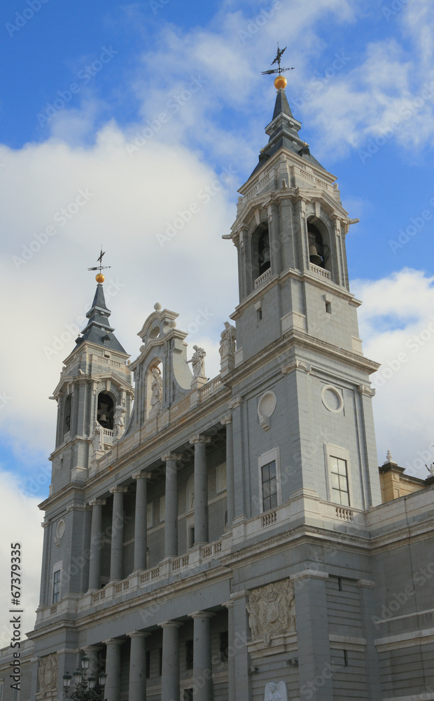 Cathedral of Saint Virgin Mary de la Almoudena. Madrid, Spain