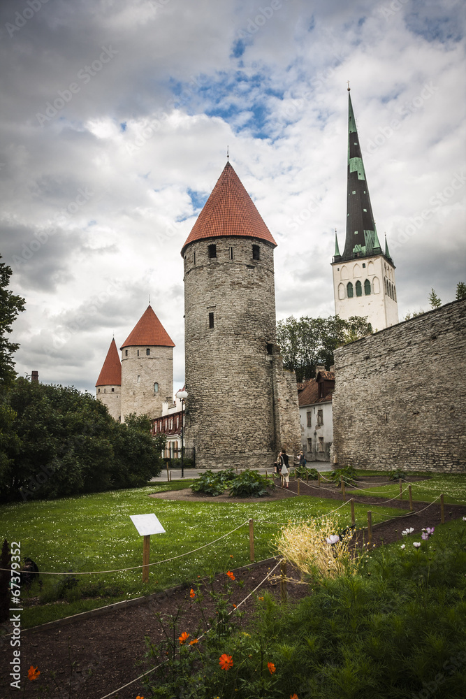 the Ancient tower in Tallin city, Estonia - Kiek in de Kok