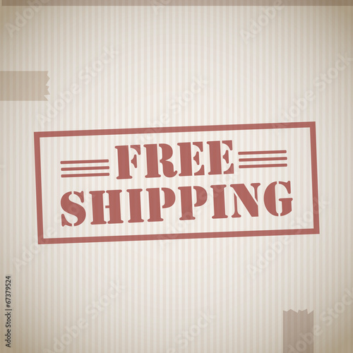 Free shipping cardboard box texture