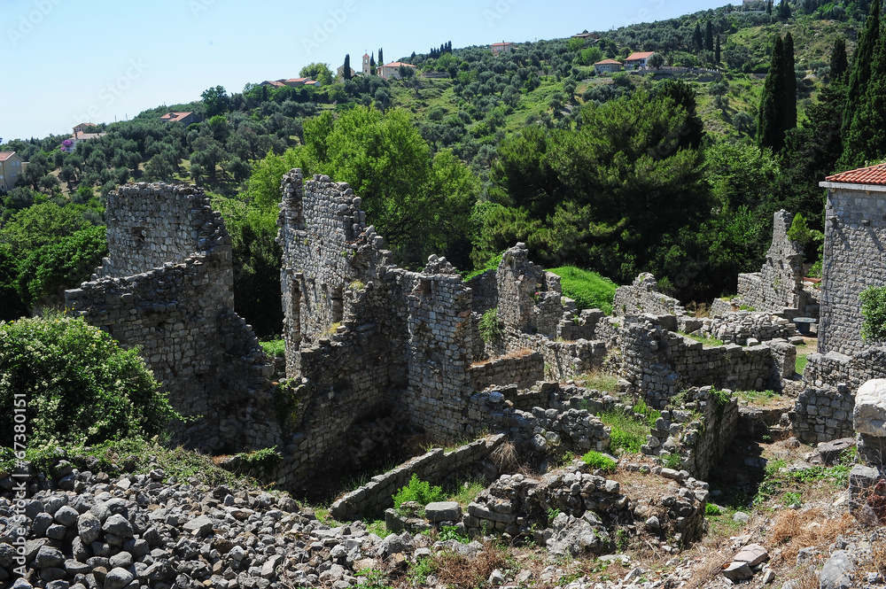 The archaeological site of Stari Bar