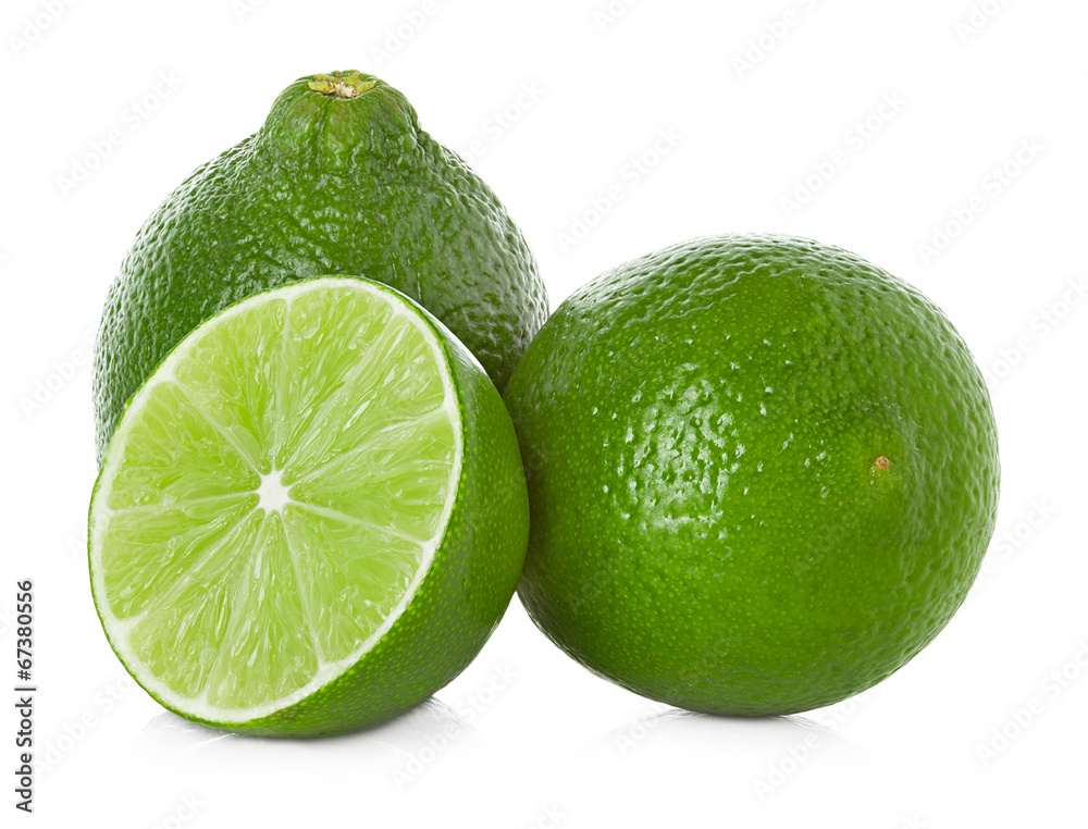 lime isolated on white background lime isolated on white background